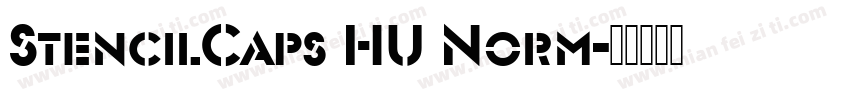 StencilCaps HU Norm字体转换